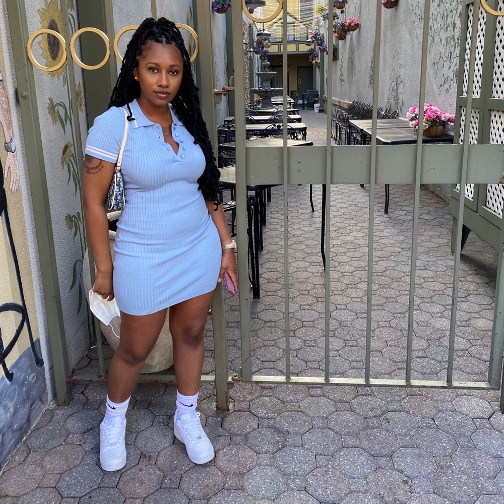 Meshki shortsleeved polo dress